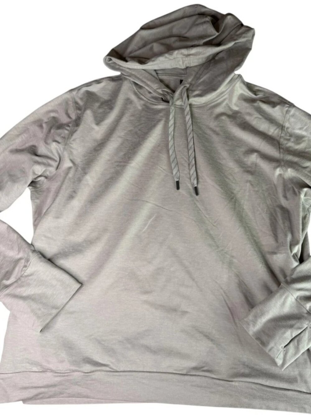 Kirkland Signature Jacket Hoodie (Stretchy). Pockets. Light Gray XL